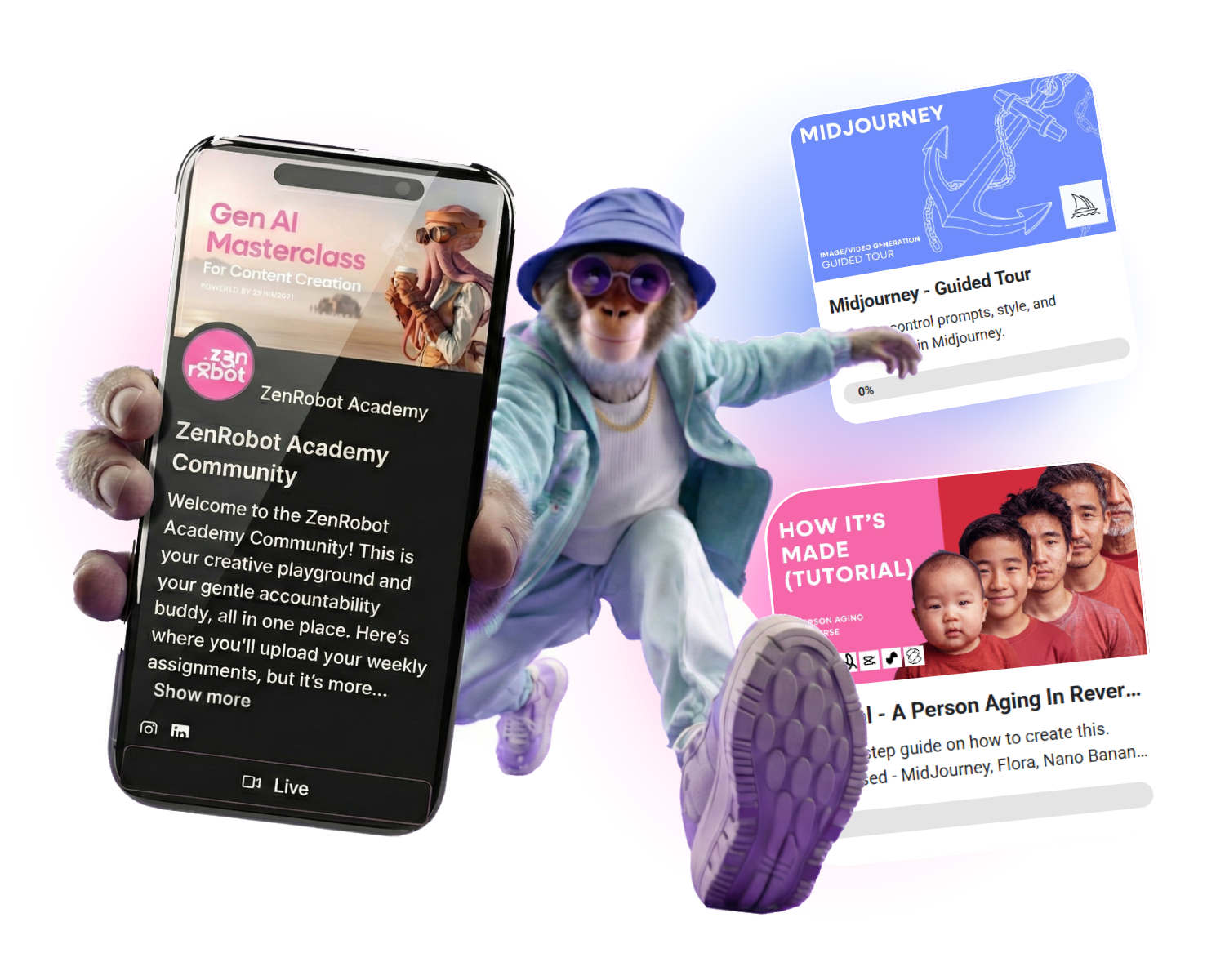 ZenRobot - Master Generative AI for Business & Creative Success